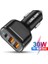 Uslion 30W 2 USB + Type-C Girişli Qc3.0 Hızlı Araç Çakmaklık Şarjı 1