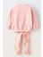 Mnn Ms Çiçek Desenli Sevimli Stil, Rahat Tasarım kız çocuk takım - Pembe 2