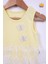 Babyhola %100 Pamuk Kız Bebek Çift Kat Elbise Atlet Badi 3527 2