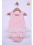 Babyhola %100 Pamuk Kız Bebek Çift Kat Elbise Atlet Badi 3527 1