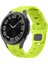 Appfube Galaxy Watch 6 40MM KRD-116 20MM Futbol Desenli Spor Tasarımlı Silikon Kordon-Koyu Yeşil 1