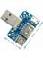 USB Soket Çevirici Kart USB Type C Micro USB Erkek Dişi USB Cep Telefonu Elektronik Cihaz USB Port 1