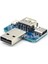 USB Soket Çevirici Kart USB Type C Micro USB Erkek Dişi USB Cep Telefonu Elektronik Cihaz USB Port 3