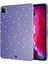 Appfube iPad Pro 11 2022 M2 Simli Parlak Görünümlü Zore Tablet Koton Kılıf-Derin Mor 1
