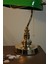 Yeşil Burasıtoptancı Banker Masa Lambası Enerji Tasarrufu Kablolu 32 x 25 Metal E27 3