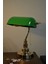 Yeşil Burasıtoptancı Banker Masa Lambası Enerji Tasarrufu Kablolu 32 x 25 Metal E27 4
