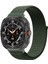 Samsung Galaxy Watch Ultra 47 mm Uyumlu Spor Loop Kordon Hasır Örgü Kayış Cırt Cırtlı Velcro 2