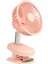USB ile Güçlendirilmiş Klipsli Fan 6 Inç Taşınabilir 3 Hızlı Güçlü Hava Akışı Küçük, Sağlam Sessiz Pembe (Yurt Dışından) 1