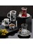 Monochrome V2 24 Ayar Altın Yaldızlı 110 ml 12 Parça 6 Kişilik Cam Çay Takımı 9-01110024 3