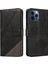 Elmas Dikiş Deri Telefon Kılıfı ile IPhone 13 Pro Max Için Flip Case (Yurt Dışından) 1
