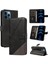 Elmas Dikiş Deri Telefon Kılıfı ile IPhone 13 Pro Max Için Flip Case (Yurt Dışından) 5