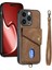 IPhone 15 Için Kılıf Pro Ayrılabilir Kordon Kart Yuvası Çok Fonksiyonlu (Yurt Dışından) 5