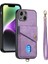 IPhone 14 Için Kılıf Premium Deri Ayrılabilir Kordon Manyetik Kapatma (Yurt Dışından) 1