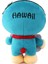 Yeni Siyah Deri Kitty Doraemon Doraemon Peluş Oyuncak Ananas Doraemon Çizgi Film Bebeği (Yurt Dışından) 3