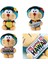 Yeni Siyah Deri Kitty Doraemon Doraemon Peluş Oyuncak Ananas Doraemon Çizgi Film Bebeği (Yurt Dışından) 4