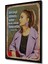 Dekoratif Tablo Yıldız Tilbe Retro Ahşap Poster Çerçeve Görünümlü Dikey Duvar Dekorasyon Tablosu 3