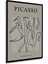Dekoratif Ahşap Bohem Serisi - Picasso 03 Tablo Çerçeve Görünümlü Dikey Duvar Dekorasyon Tablosu 4