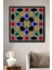 Dekoratif Dikey Geometrik Desen Duvar Tablo Ahşap Dikdörtgen Tablo 2