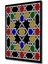 Dekoratif Dikey Geometrik Desen Duvar Tablo Ahşap Dikdörtgen Tablo 5