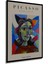 Ahşap Picasso Modern Gallery Soyut Artwork Collection Tablo Çerçeve Görünümlü Dikey Duvar Tablo 4