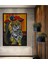 Picasso Ağlayan Kadın Yağlı Boya Görünümlü Reprodüksiyon Ahşap Tablo Çerçeve Görünümlü Duvar Tablo 1
