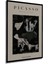 Ahşap Picasso Modern Gallery Soyut Artwork Collection Tablo Çerçeve Görünümlü Dikey Duvar Tablo 4