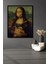 Mona Lisa Soyut Ahşap Tablo Tablolar Çerçeve Görünümlü Dikey Duvar Dekorasyon Tablosu 1