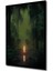 Dekoratif Dikey Ormanın Ruhu Spiritual Modern Sanat Duvar Tablo Ahşap Dikdörtgen Tablo 5