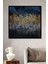 Ahşap Geceyarısı Orman Manzarazı Yağlıboya Görünüm Duvar Tablosu Çerçeve Görünümlü Dikey Duvar Tablo 1