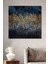 Ahşap Geceyarısı Orman Manzarazı Yağlıboya Görünüm Duvar Tablosu Çerçeve Görünümlü Dikey Duvar Tablo 2