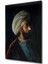Dekoratif Dikey Fatih Sultan Mehmet Duvar Tablo Ahşap Dikdörtgen Tablo 4