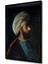 Dekoratif Dikey Fatih Sultan Mehmet Duvar Tablo Ahşap Dikdörtgen Tablo 5