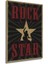 Dekoratif Dikey Rock Star Poster Duvar Tablo Ahşap Dikdörtgen Tablo 3
