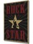 Dekoratif Dikey Rock Star Poster Duvar Tablo Ahşap Dikdörtgen Tablo 4