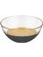 Vision Black 24 Ayar Altın Yaldızlı 23,5 cm Cam Kase 9-01070010 1