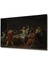 Dekoratif Ahşap Jacques Louis David - Sokrates’in Ölümü Tablosu Şık Yatay Duvar Dekorasyon Tablosu 4