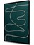 Soyut Vintange Retro Bohem Art Vektorel Abstract Minimalist Ahşap Tablo Çerçeve Görünümlü Tablo 3
