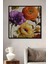 Dekoratif Painting Soyut Tuval Ahşap Tablo Çerçeve Görünümlü Dikey Duvar Dekorasyon Tablosu 1