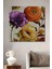 Dekoratif Painting Soyut Tuval Ahşap Tablo Çerçeve Görünümlü Dikey Duvar Dekorasyon Tablosu 2