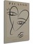 Ahşap Picasso Modern Gallery Soyut Artwork Collection Tablo Çerçeve Görünümlü Dikey Duvar Tablo 5
