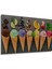 Modern Külah Dondurma Ice Cream Duvar Ahşap Tablo Tablosu Tablolar Yatay Duvar Dekorasyon Tablosu 3