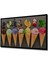 Modern Külah Dondurma Ice Cream Duvar Ahşap Tablo Tablosu Tablolar Yatay Duvar Dekorasyon Tablosu 5