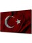 Dekoratif Ahşap Tablo Türk Bayrağı (Ay Yıldız) Şık Yatay Duvar Dekorasyon Tablosu 4