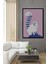 Ahşap Tablo Mid Century Matisse Bohem Soyut Minimalist Art Çerçeve Görünümlü Dikey Duvar Tablo 1