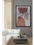 Ahşap Tablo Mid Century Matisse Bohem Soyut Minimalist Art Çerçeve Görünümlü Dikey Duvar Tablo 1