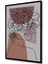 Ahşap Tablo Mid Century Matisse Bohem Soyut Minimalist Art Çerçeve Görünümlü Dikey Duvar Tablo 3