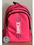 Pembe Sırt Çantası Büyük Boy Okul Çantası Seyahat Çantası Su Itici Spor Çantası 45X30X15CM 24LT 2