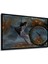 Dekoratif Yatay Saat ve Kadın Modern Sanat Duvar Tablo Ahşap Dikdörtgen Tablo 4