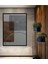 Soyut Vintange Retro Bohem Art Vektorel Abstract Minimalist Ahşap Tablo Çerçeve Görünümlü Tablo 1