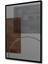 Soyut Vintange Retro Bohem Art Vektorel Abstract Minimalist Ahşap Tablo Çerçeve Görünümlü Tablo 3